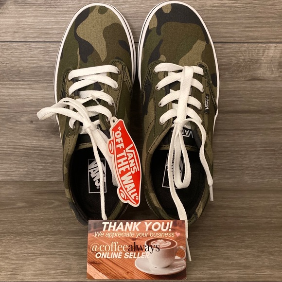 Vans Atwood Canvas Camo Shoes Size 6.5 Women's New Without Box NWOB - Picture 5 of 6
